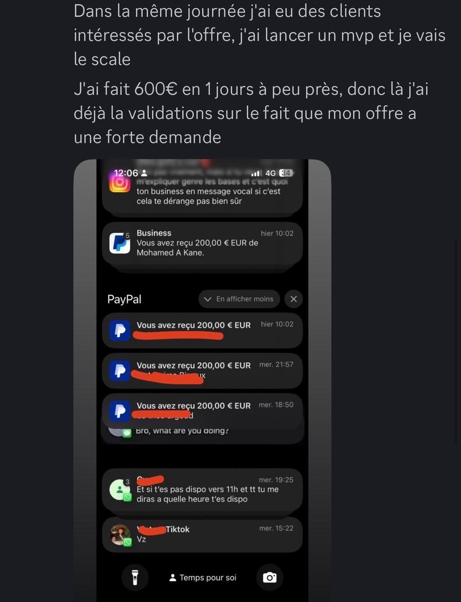 Résultat d’un membre du programme COTA